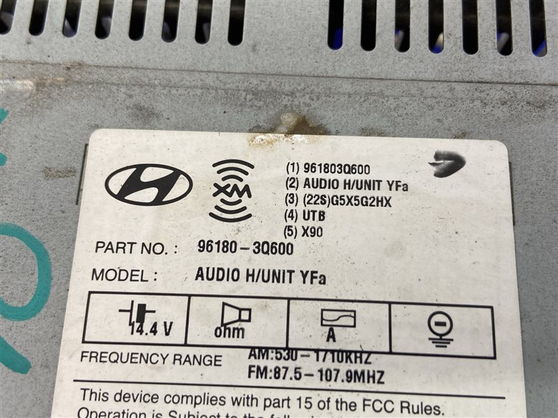 Магнитола HYUNDAI SONATA YF 10-14