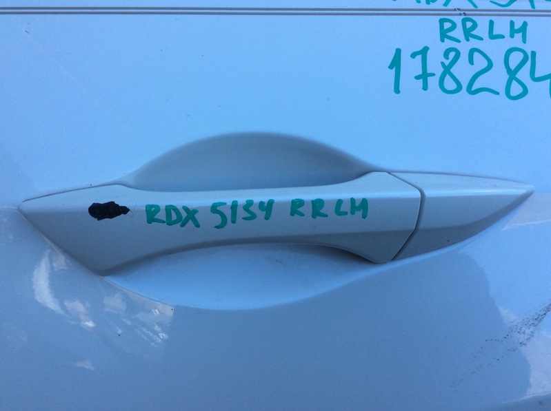 Ручка двери наружная задняя левая ACURA RDX 12-19 2014 Внедорожник 3.5 72181-SZN-A01ZB Б/У