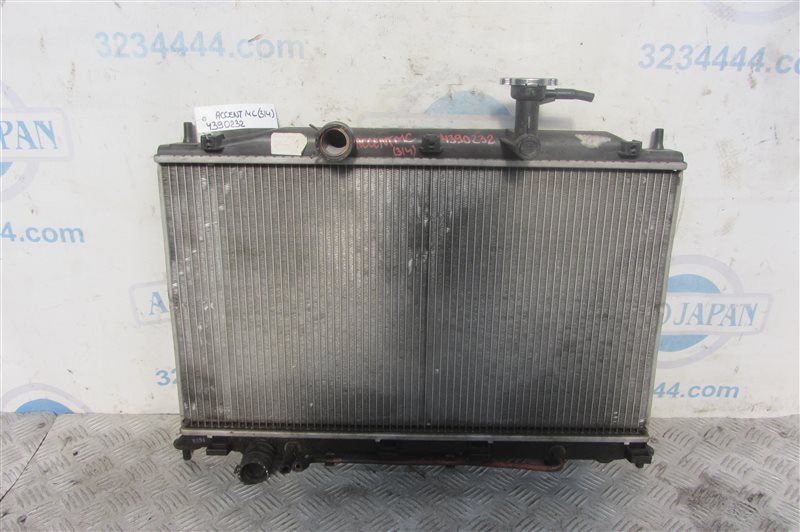 Радиатор основной HYUNDAI ACCENT MC 06-10 2006 Седан 1 25310-1E000 Б/У