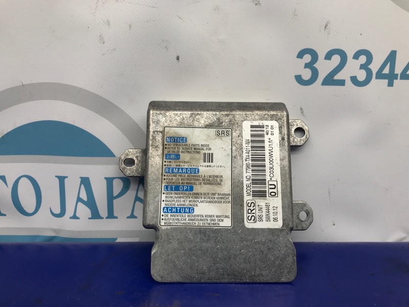 Блок управления AIRBAG ACURA RDX 12-19 2012 Внедорожник 3.5 77960-TX4-A03 Б/У