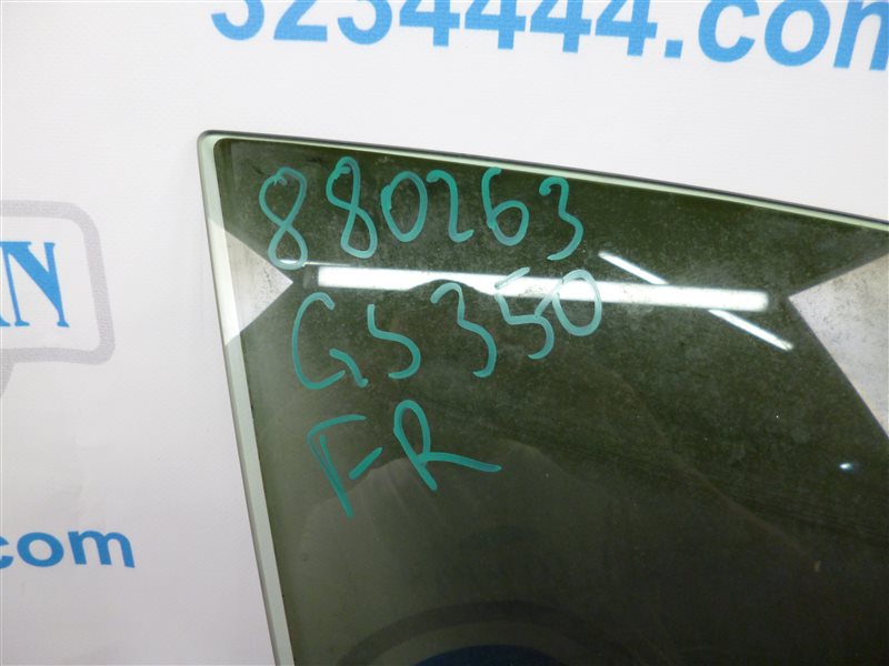 Стекло двери переднее правое GS350 GS300 05-11 2008 Седан 3.5