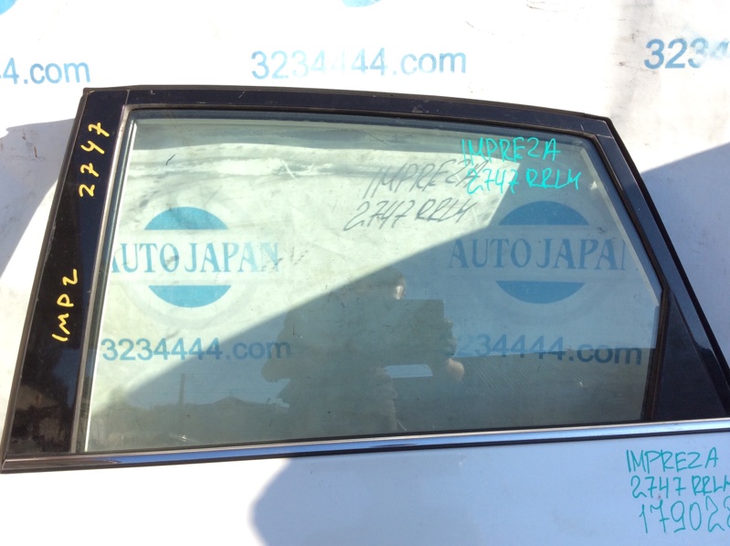 Стекло двери заднее левое SUBARU IMPREZA 07-11 GE/GH 2011 Седан 2.5 62011FG110 Б/У