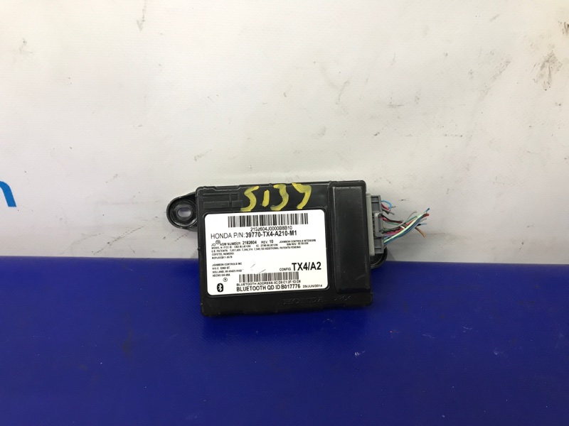 Блок управления блютуз ACURA RDX 12-19 2014 Внедорожник 3.5 39770-TX4-A22 Б/У
