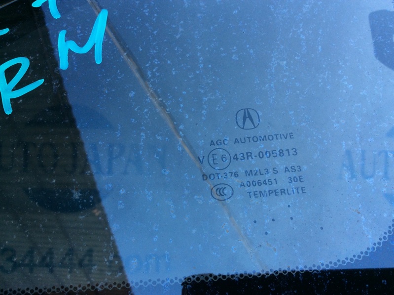 Стекло в кузов заднее правое RDX 12-19 Внедорожник 3.5 Стекло в кузов заднее правое RDX 12-19 Внедорожник 3.5