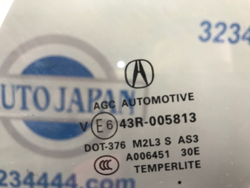 Стекло в кузов заднее левое ACURA RDX 12-19 Внедорожник 3.5 Стекло в кузов заднее левое ACURA RDX 12-19 Внедорожник 3.5