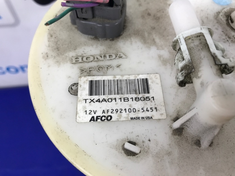 Топливный насос RDX 12-19 2014 Внедорожник 3.5