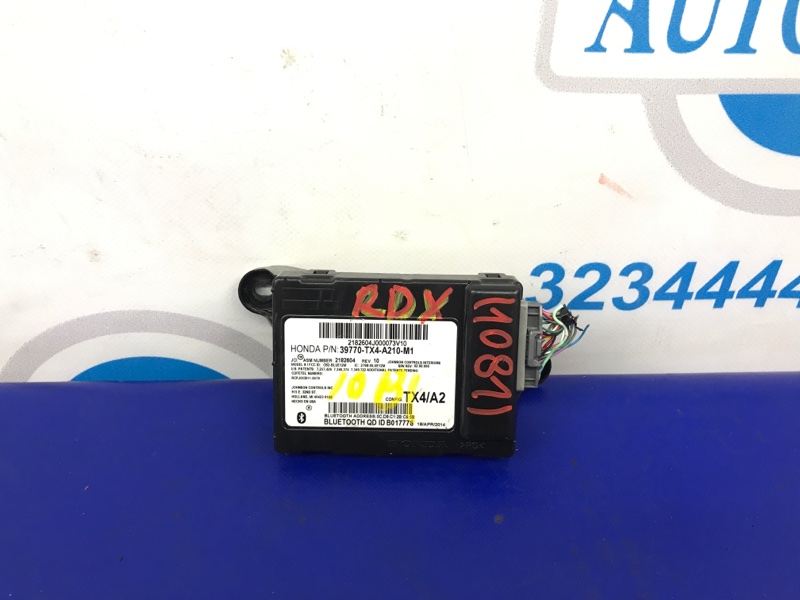 Блок управления блютуз ACURA RDX 12-19 2014 Внедорожник 3.5 39770-TX4-A21 Б/У
