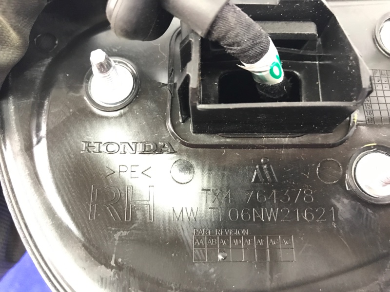 Зеркало переднее правое RDX 12-19 2012 Внедорожник 3.5 Зеркало переднее правое RDX 12-19 2012 Внедорожник 3.5