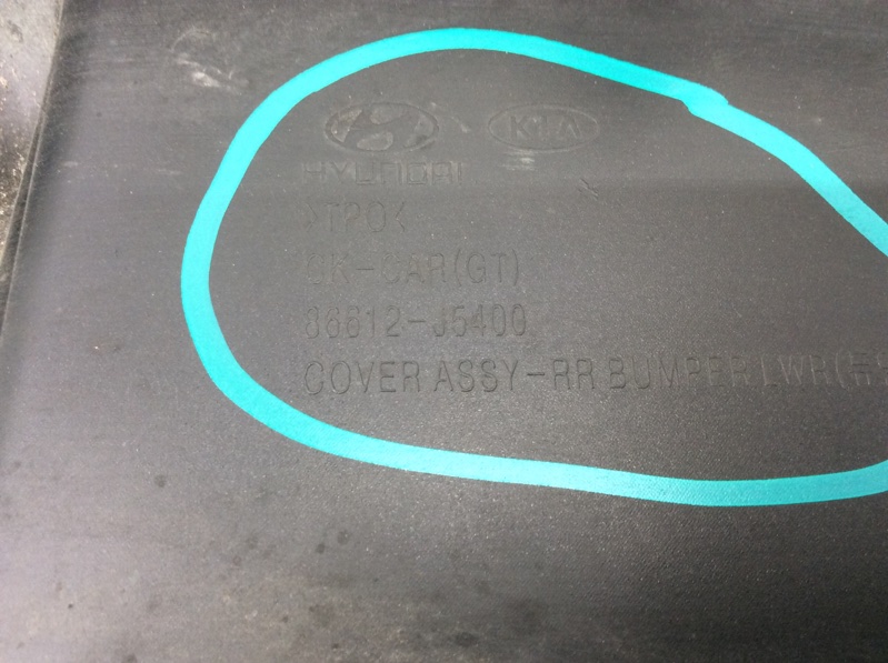 Бампер задний задний STINGER (CK) 17-