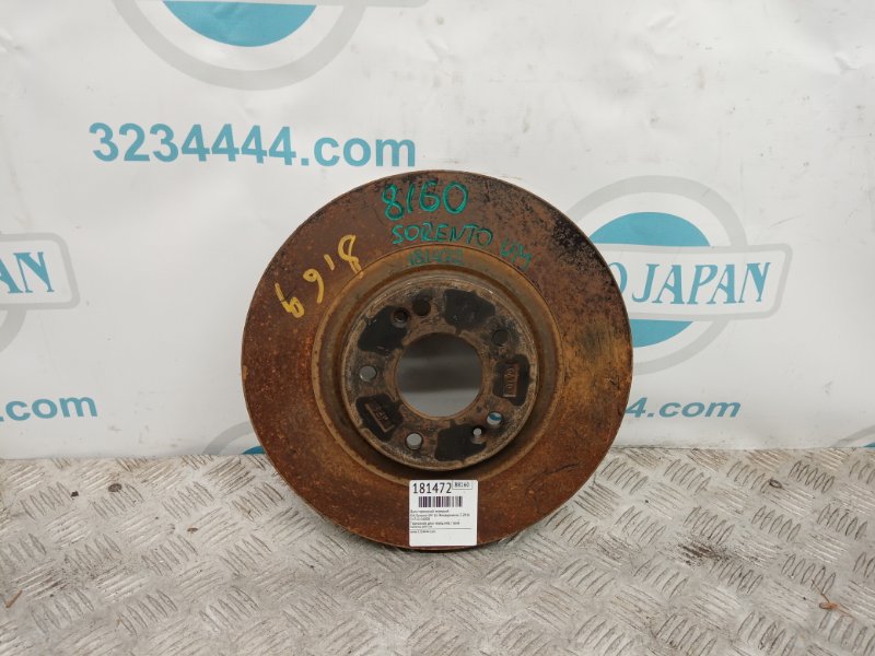 Тормозной диск передний KIA SORENTO UM 14- 2016 Внедорожник 2.4 51712-C6000 Б/У