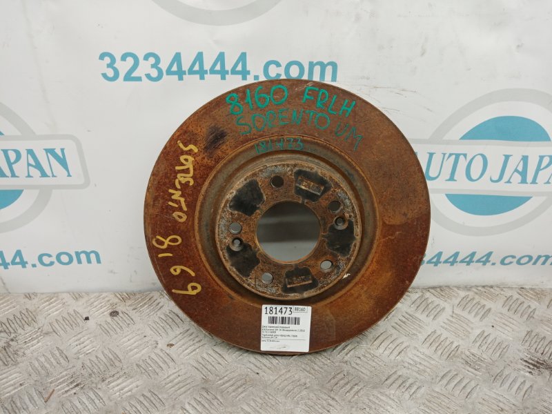 Тормозной диск передний KIA SORENTO UM 14- 2016 Внедорожник 2.4 51712-C6000 Б/У