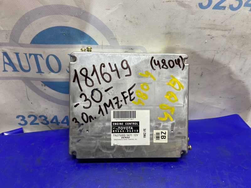Запчасть блок управления двигателем TOYOTA CAMRY 30 02-06 2003 MCV30 3.0 1MZFE 89666-06210 Б/У Блок управления двигателем TOYOTA CAMRY 30 02-06 2003 MCV30 3.0 1MZFE 89666-06210 Б/У