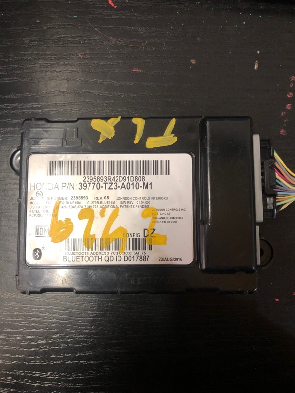 Блок управления блютуз ACURA TLX 14-17 2017 Седан 2.4 39770-TZ3-A01 Б/У