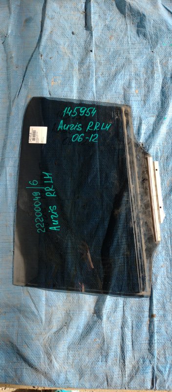 Стекло двери заднее левое TOYOTA AURIS 06-12 6811412750 Б/У