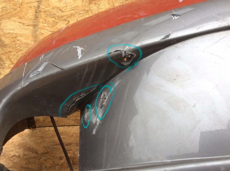 Бампер передний передний OUTLANDER 03-07