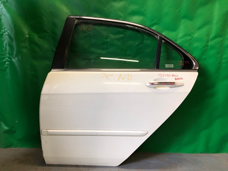 Стекло двери глухое заднее левое HONDA ACCORD CL7 / TSX 03-08 2006 Седан 2.4 73491-SEA-003 Б/У