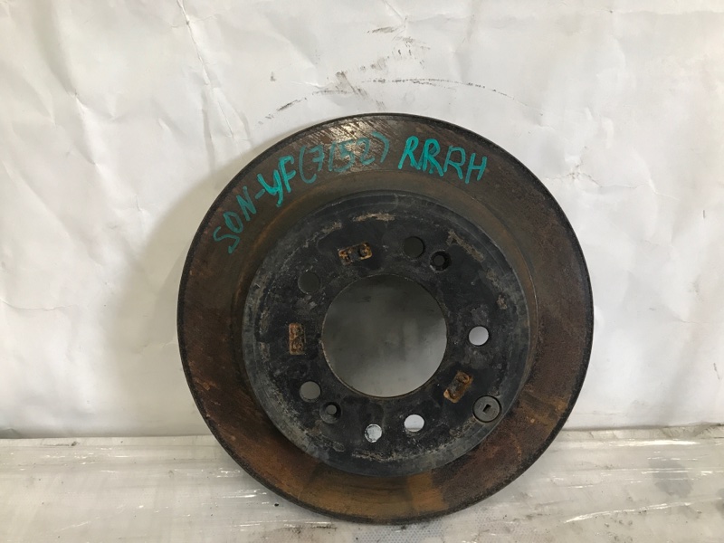 Тормозной диск задний HYUNDAI SONATA YF 10-14 2013 Седан 2.4 58411-3Q000 Б/У