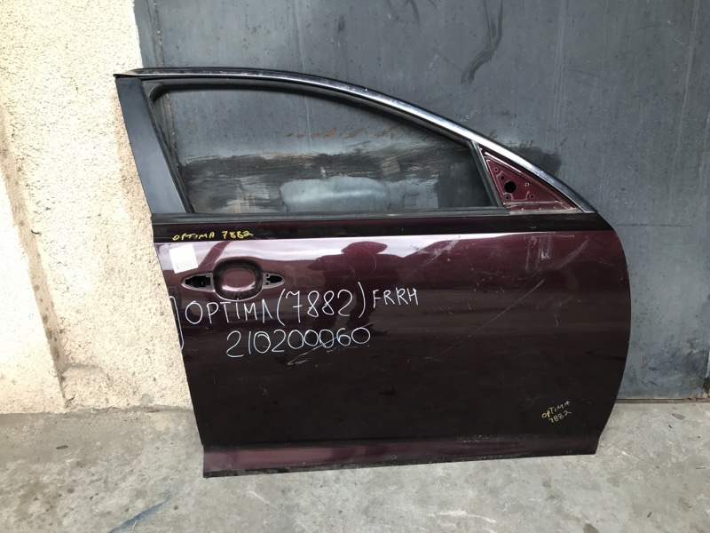 Дверь передняя правая KIA OPTIMA TF 11-16 2014 Седан 2.4 76004-4C000 Б/У