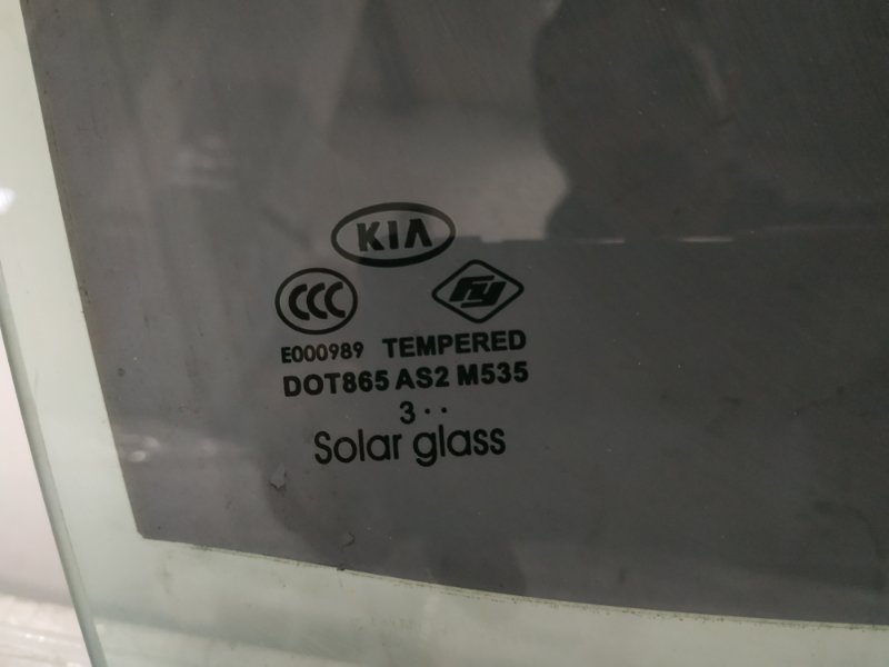 Стекло двери заднее правое KIA OPTIMA TF 11-16 Седан 2.4