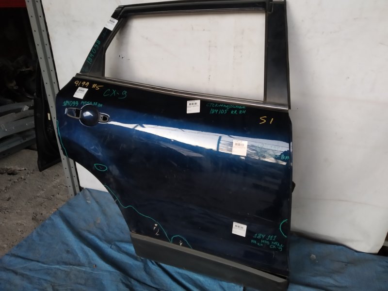Дверь задняя правая MAZDA CX-9 06-16 2008 Внедорожник 3.7 TDY1-72-02XJ Б/У