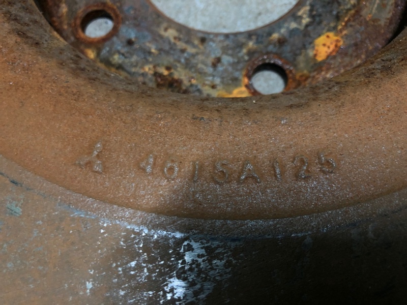 Тормозной диск задний MITSUBISHI OUTLANDER GF 12- Внедорожник 2.4