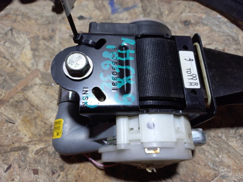 Ремень безопасности передний правый CX-9 06-16 2008 Внедорожник 3.7