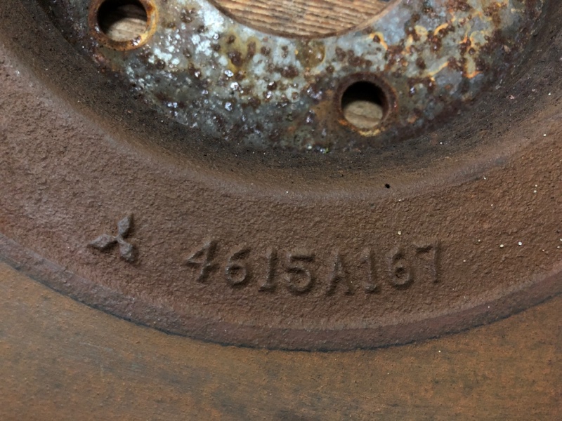 Тормозной диск задний MITSUBISHI ASX / OUTLANDER SPORT 10-21 Внедорожник 2.0