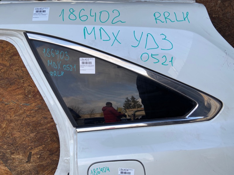 Стекло в кузов заднее левое ACURA MDX (YD3) 13-21 2016 Внедорожник 3.5 73561-TZ5-A11 Б/У