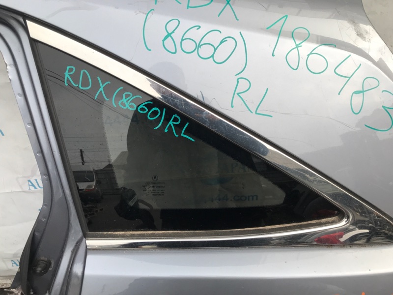 Запчасть стекло в кузов заднее левое ACURA RDX 12-19 2015 TB3 3.5 J35Z2 73551-TX4-A02 Б/У Стекло в кузов заднее левое ACURA RDX 12-19 2015 TB3 3.5 J35Z2 73551-TX4-A02 Б/У