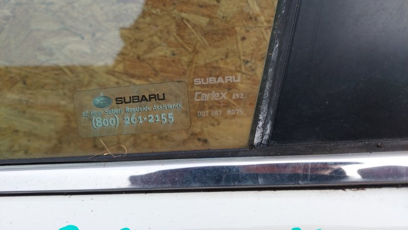 Стекло двери переднее левое LEGACY BN 14-18 2016 Седан 2.5 FB25B