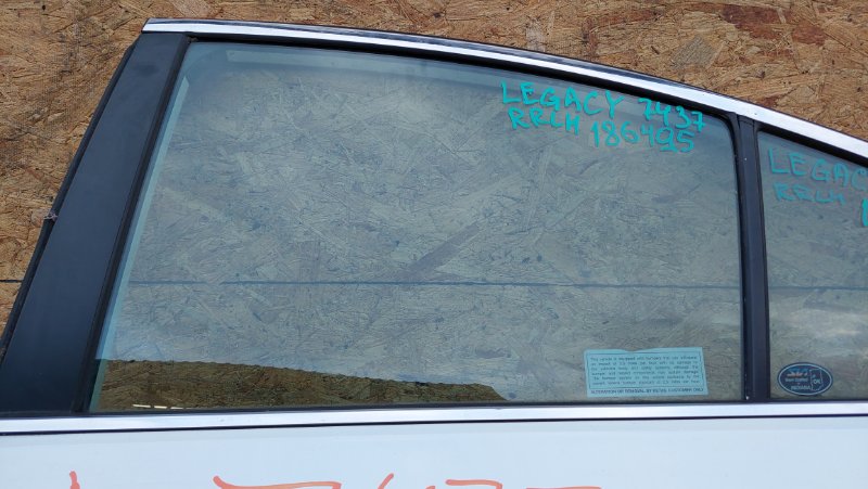 Стекло двери заднее левое SUBARU LEGACY BN 14-18 2016 Седан 2.5 FB25B 62011AL01A Б/У