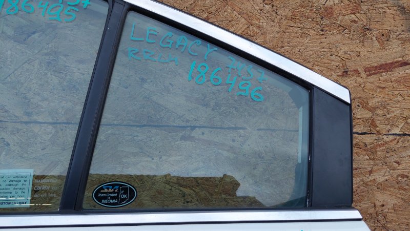 Стекло двери глухое заднее левое SUBARU LEGACY BN 14-18 2016 Седан 2.5 FB25B 62012AL21A Б/У