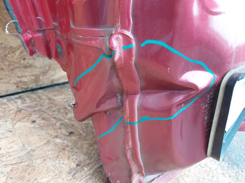 Четверть кузова задняя правый RDX 19- 2019 Внедорожник 2.0