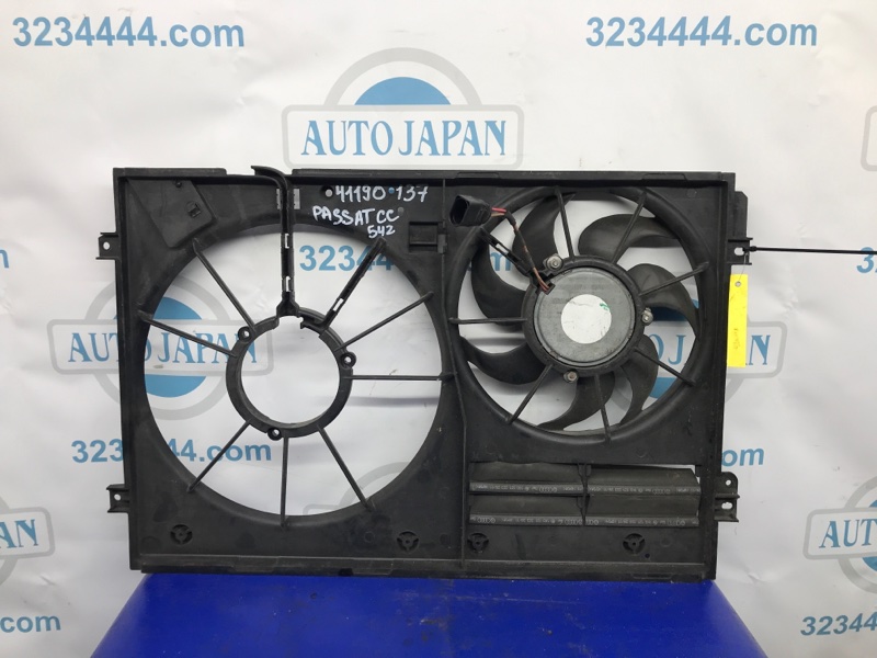 Диффузор вентилятора основного радиатора VOLKSWAGEN PASSAT CC 08-12 2012 358 2.0 CBFA 1K0 121 207 BC Б/У