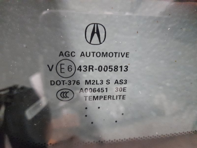 Стекло в кузов заднее левое RDX 12-19 2014 Внедорожник 3.5 J35Z2 Стекло в кузов заднее левое RDX 12-19 2014 Внедорожник 3.5 J35Z2