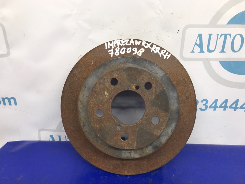 Тормозной диск задний SUBARU IMPREZA 00-07 GD/GG 26700FE030 Б/У