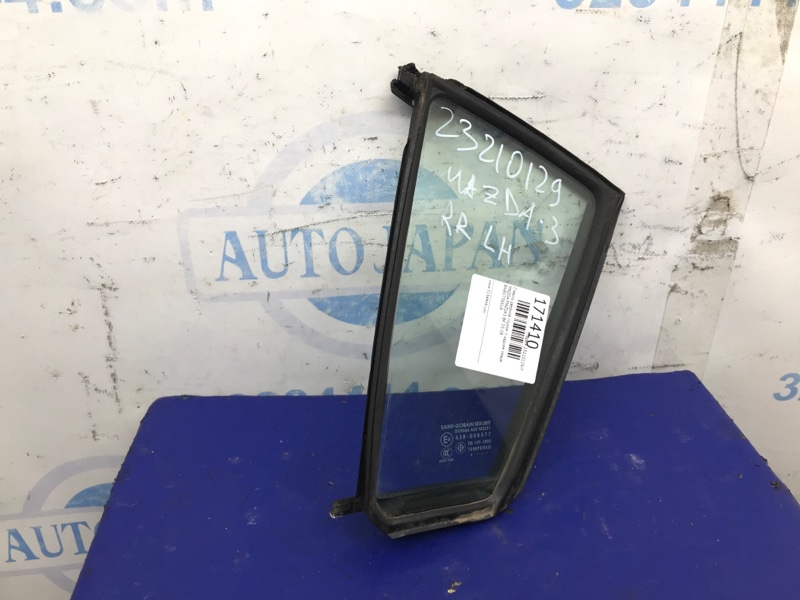 Стекло двери глухое заднее левое MAZDA 3 BK 03-08 BN8V-73-661A Б/У