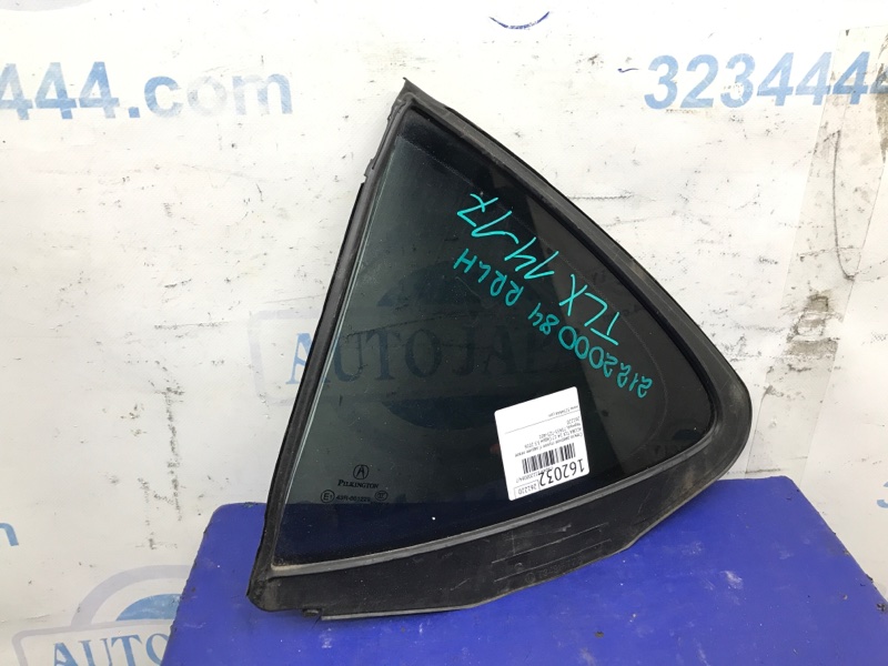 Стекло двери глухое заднее левое ACURA TLX 14-17 2016 Седан 3.5 73455-TZ3-A01 Б/У