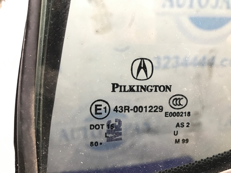 Стекло двери глухое заднее левое ACURA TLX 14-17 Седан 3.5