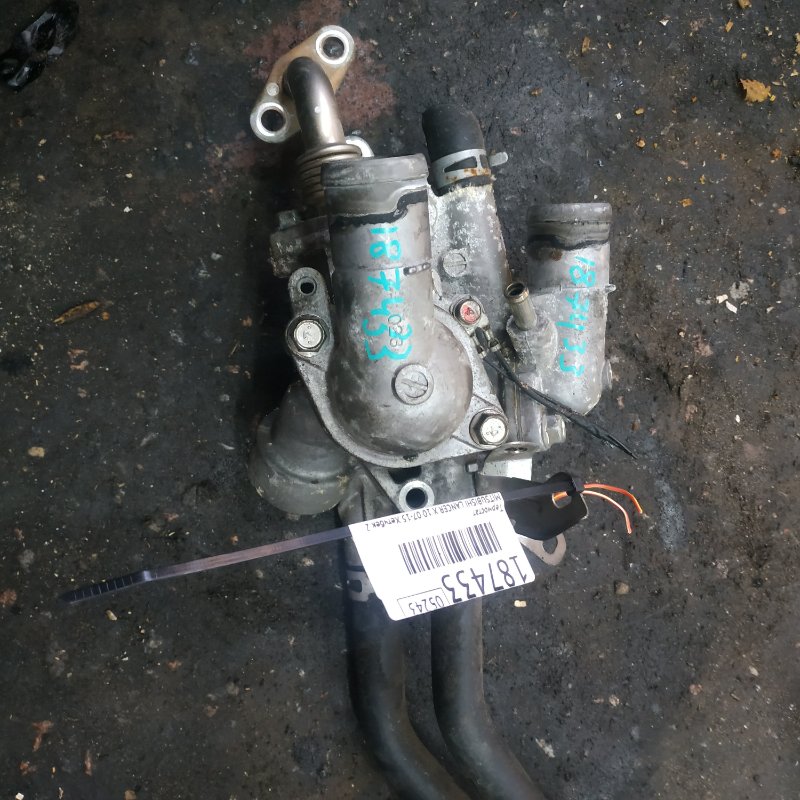 Корпус термостата MITSUBISHI LANCER X 10 07-15 2010 Хетчбек 2.4 4B12 1305A091 Б/У