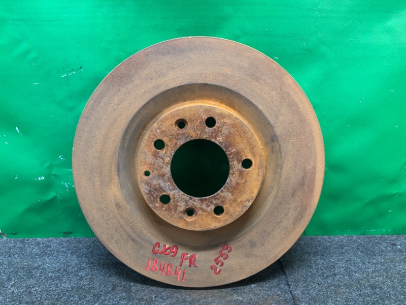 Тормозной диск передний MAZDA CX-9 06-16 2009 Внедорожник 3.7 EH14-33-25X Б/У