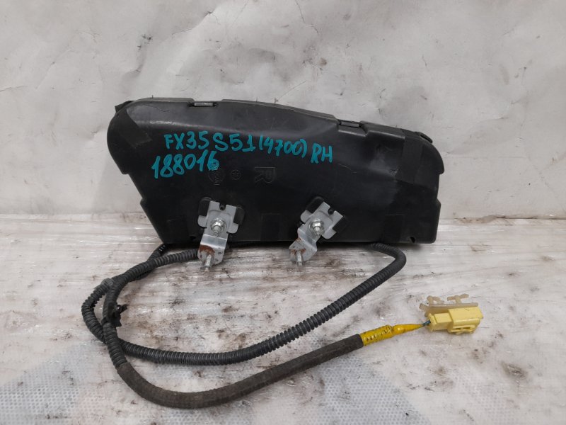 Запчасть подушка безопасности в сиденье передняя правая INFINITI FX/QX70 S51 08-17 2009 S51 3.5 VQ35HR K8EHM-1CA0A Б/У Подушка безопасности в сиденье передняя правая INFINITI FX/QX70 S51 08-17 2009 S51 3.5 VQ35HR K8EHM-1CA0A Б/У