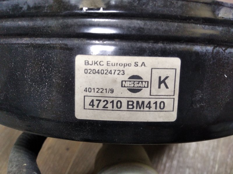 Вакуумный усилитель тормозов ALMERA 03-09 2004 N16 1.5