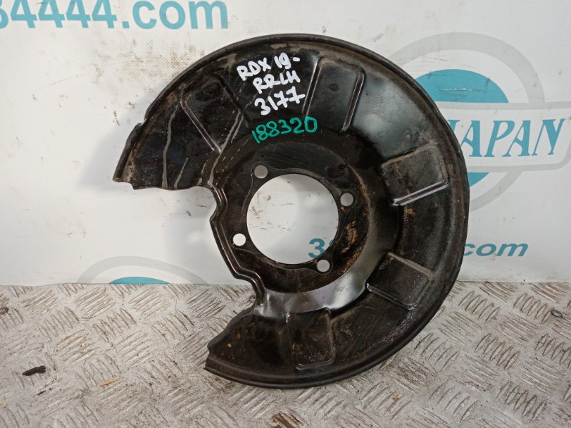 Защита тормозного диска задняя левая ACURA RDX 19- 2019 Внедорожник 2.0 43254-TJB-A00 Б/У