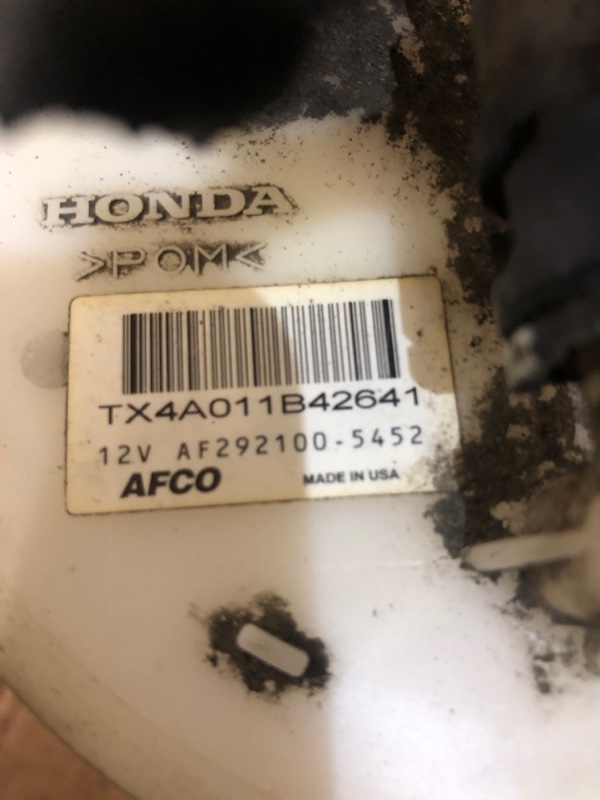 Топливный насос RDX 12-19 2015 TB3 3.5 J35Z2