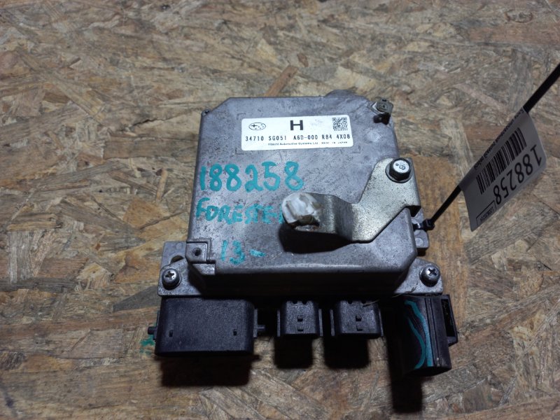 Блок управления электроусилителем руля SUBARU FORESTER 12-19 2015 Внедорожник 2.5 FB25B 34710SG051 Б/У