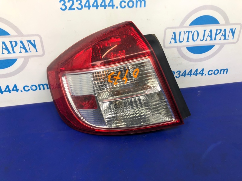 Фонарь наружный задний левый SUZUKI SX4 06-13 2008 Седан 2.0 J20A 35670-80J50 Б/У