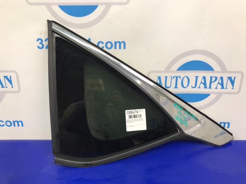 Запчасть стекло в кузов заднее левое ACURA RDX 19- 2019 Внедорожник 2.0 73550-TJB-A01 Б/У Стекло в кузов заднее левое ACURA RDX 19- 2019 Внедорожник 2.0 73550-TJB-A01 Б/У