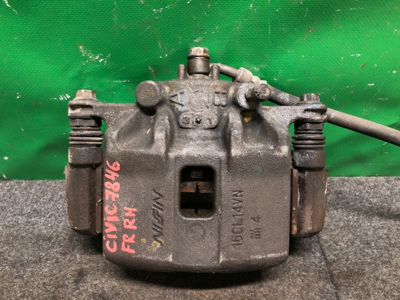 Суппорт тормозной передний правый HONDA CIVIC ES 00-05 45018-S5A-J02 Б/У