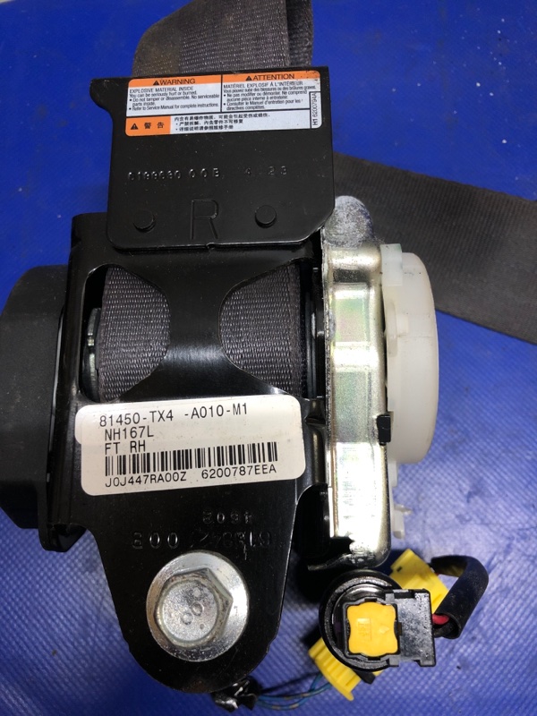 Ремень безопасности передний правый RDX 12-19 2015 TB3 3.5 J35Z2